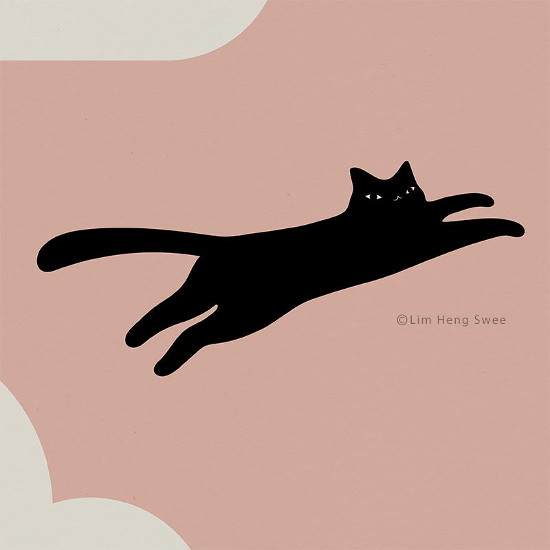 Cat Landscape 200: Hope - Art print