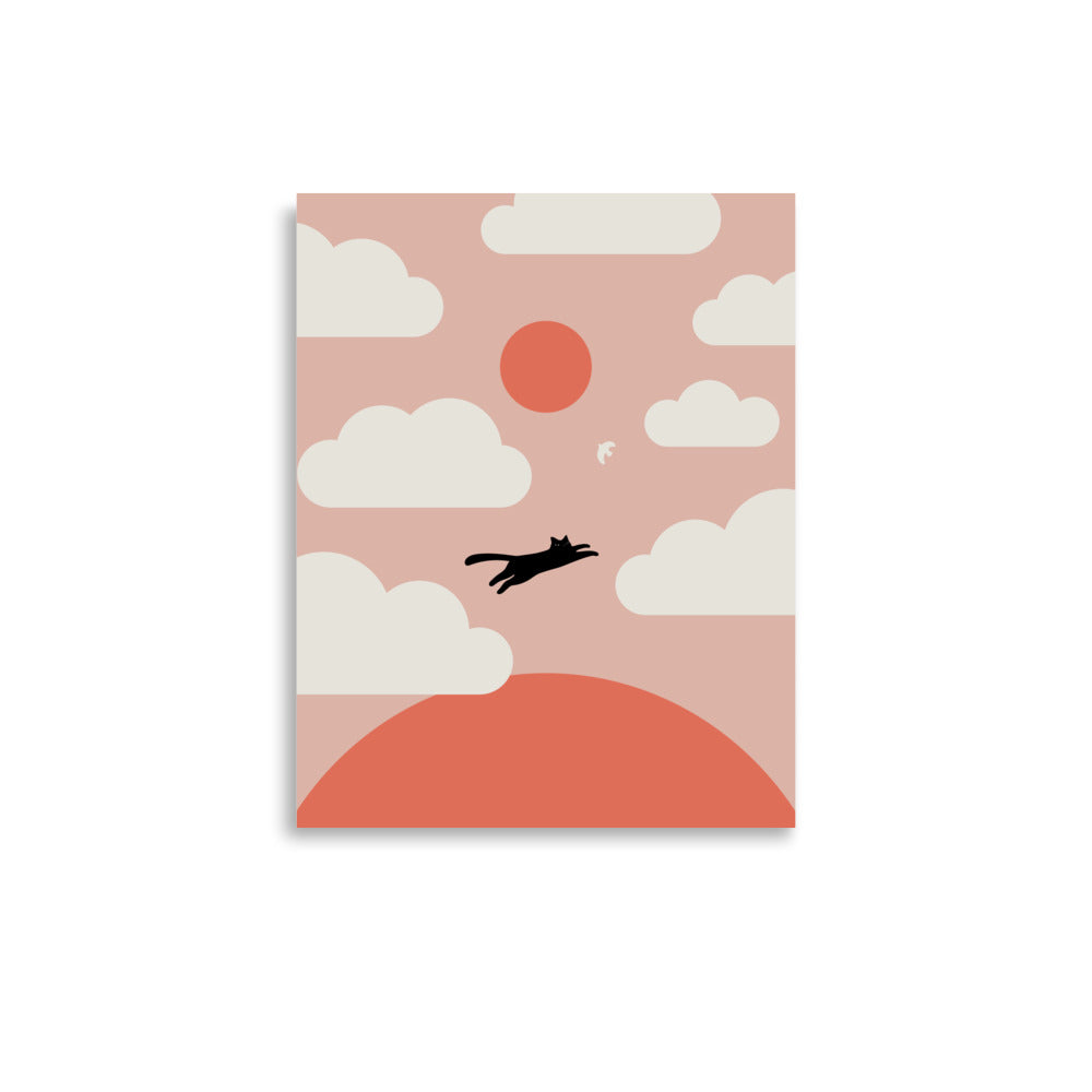 Cat Landscape 200: Hope - Art print