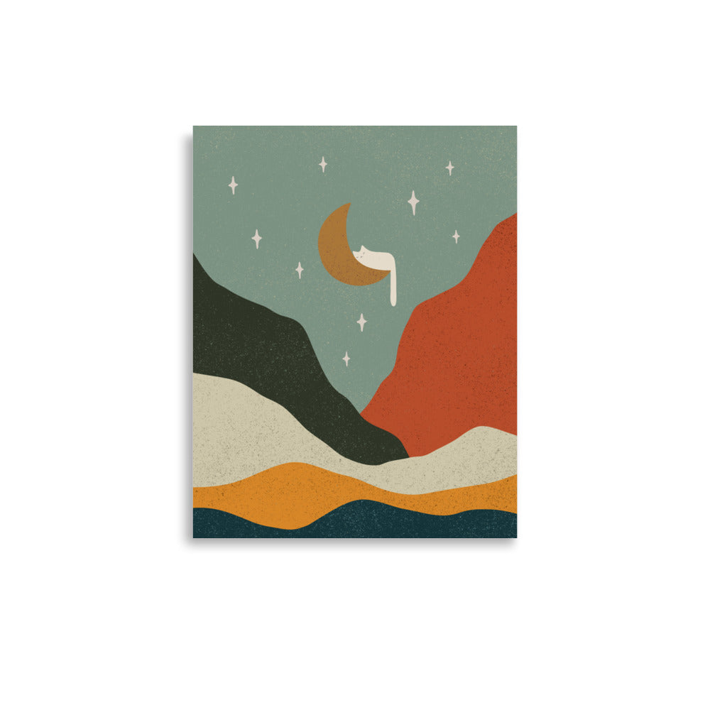 Cat Landscape 203 - Art print