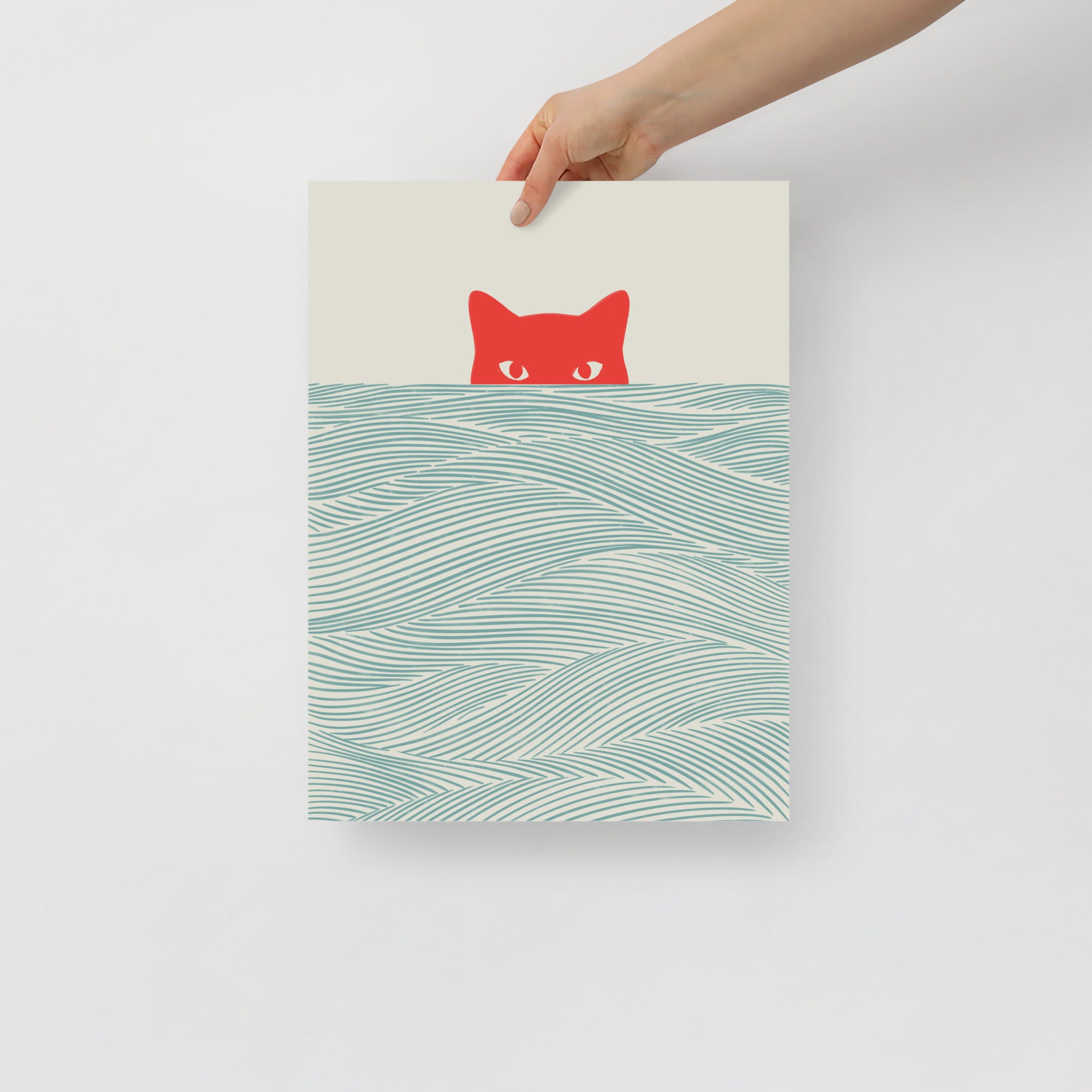 Cat Landscape 180 - Art print
