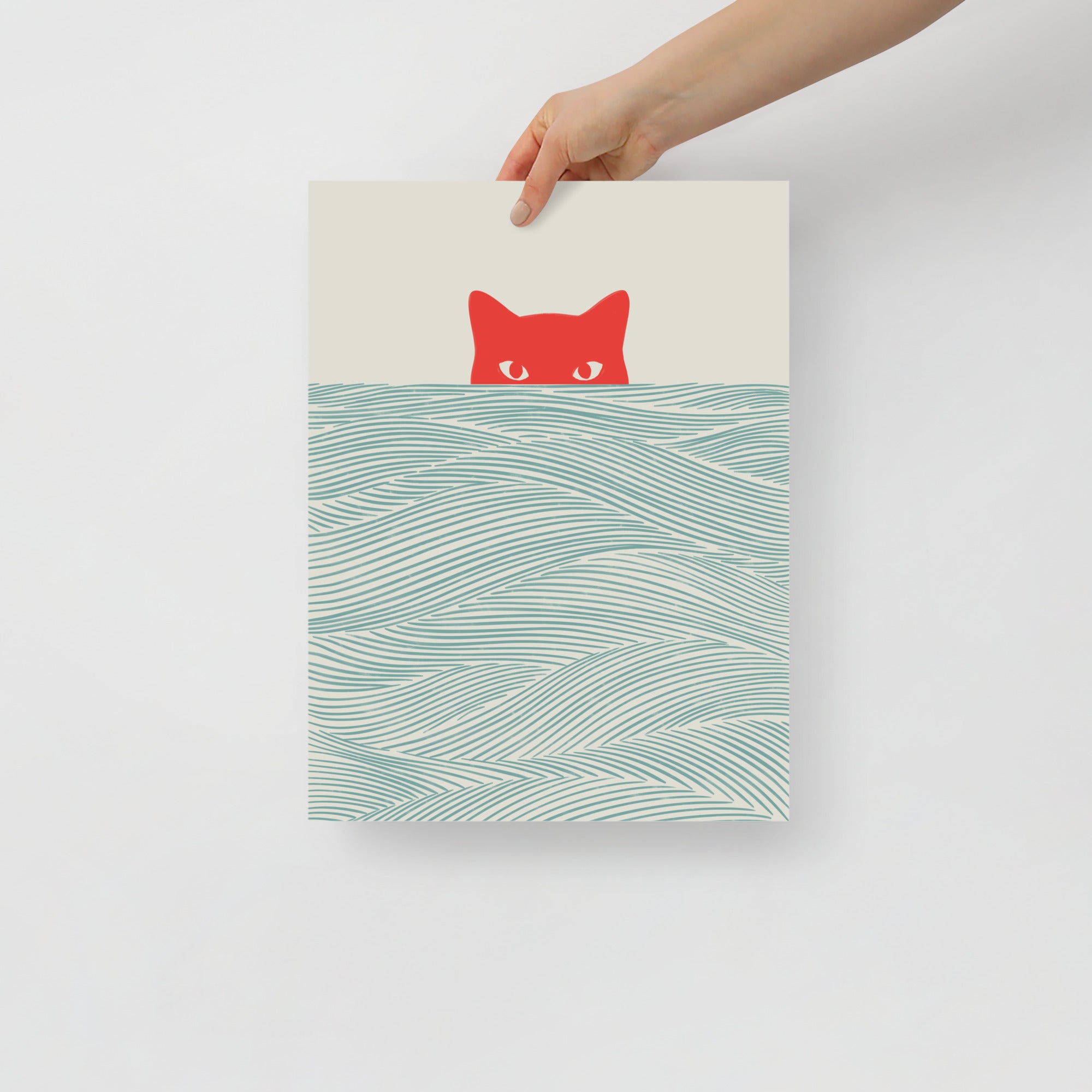 Cat Landscape 180 - Art print