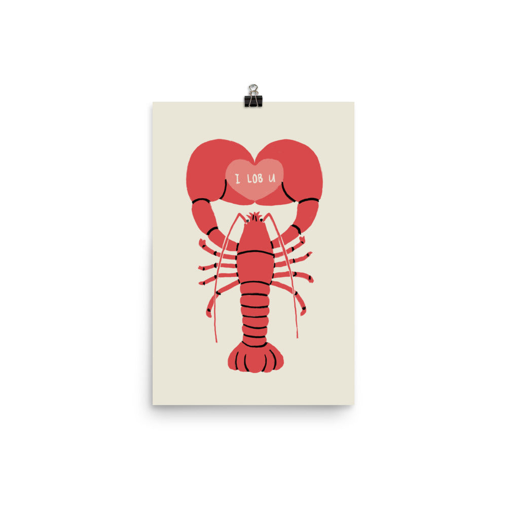 I LOB U - Art print