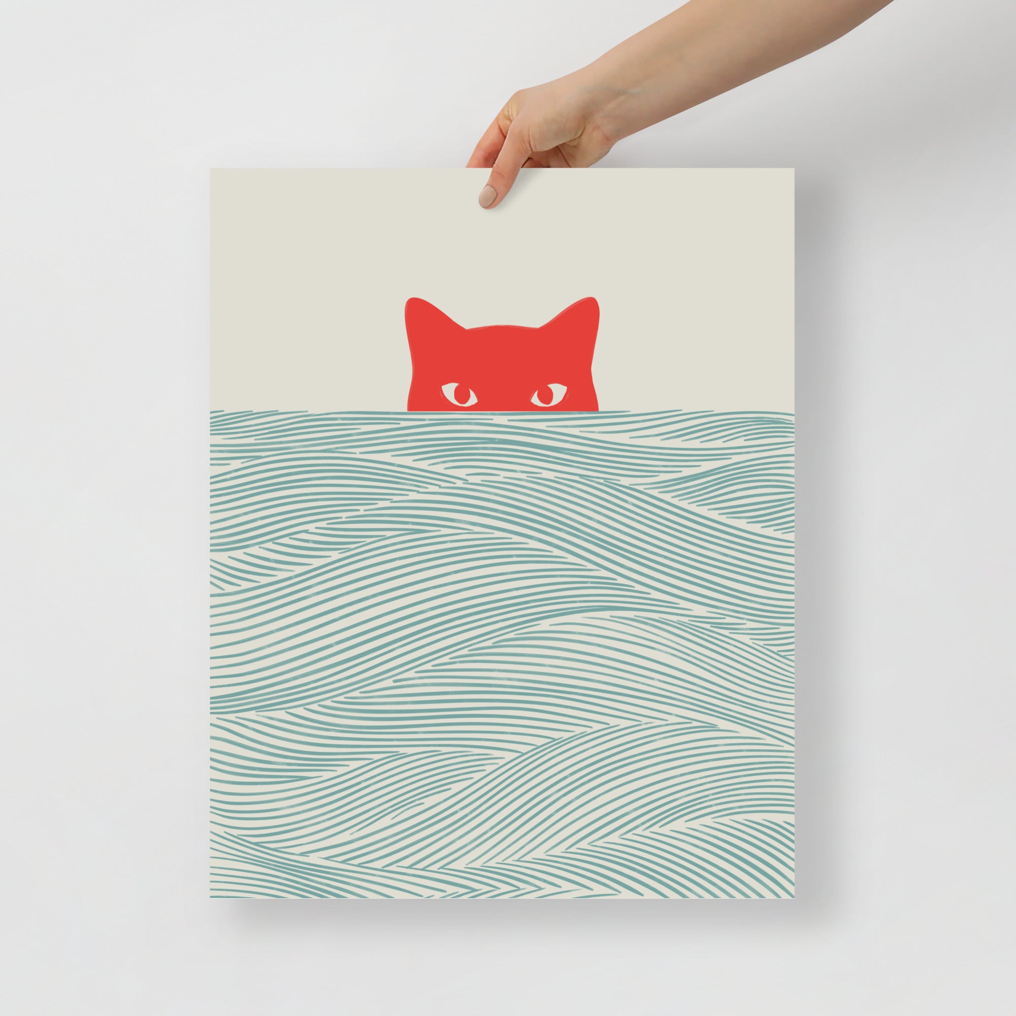 Cat Landscape 180 - Art print