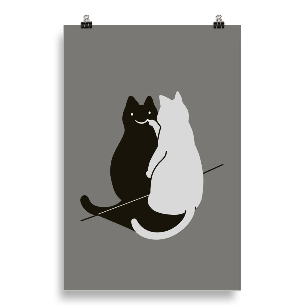 Be Pawsitive - Art print