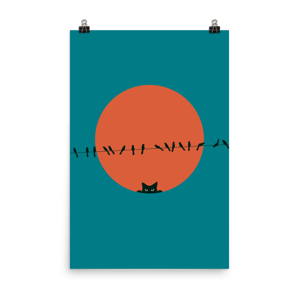 Cat Landscape 186 - Art print