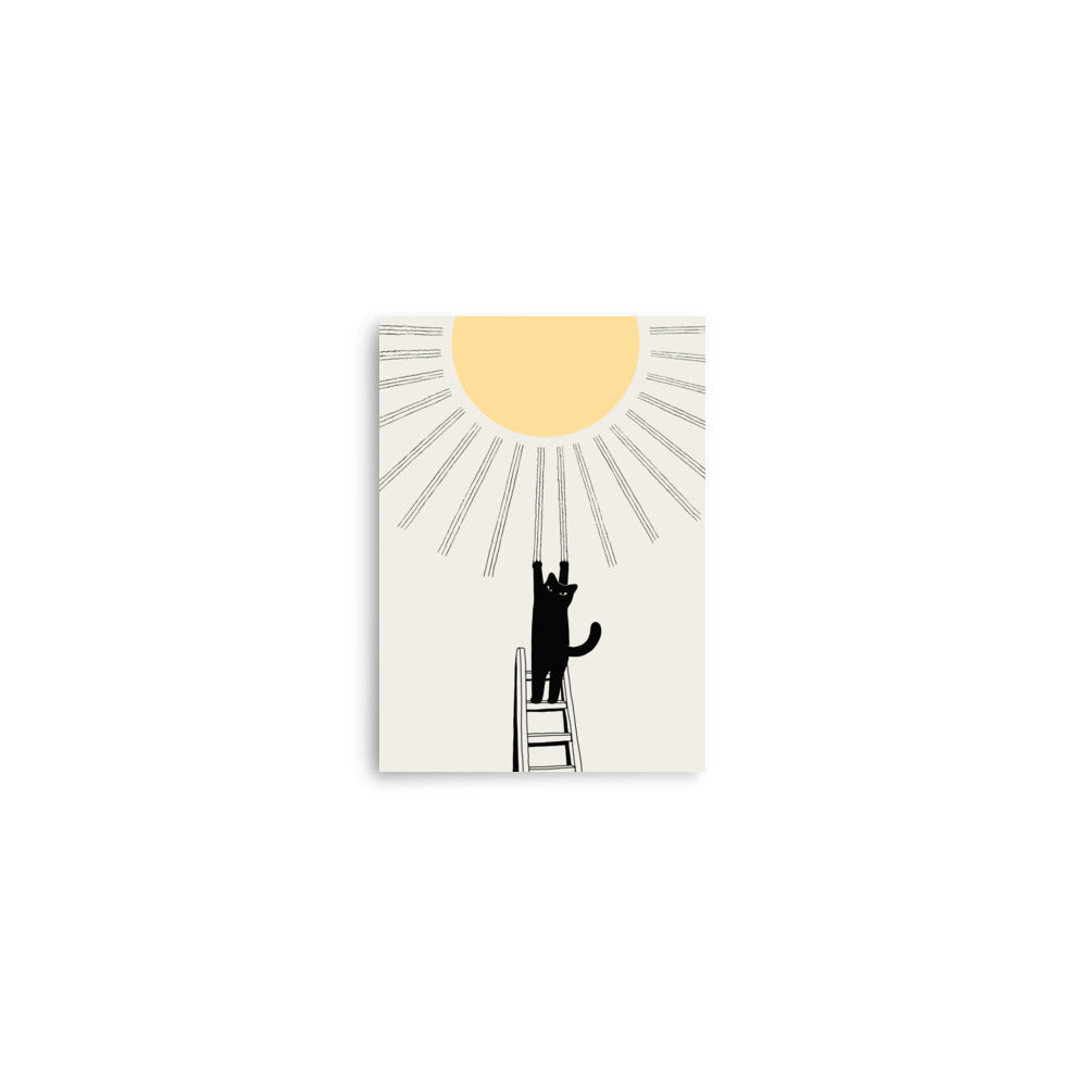 Cat Landscape 198: Making Sunshine - Art print
