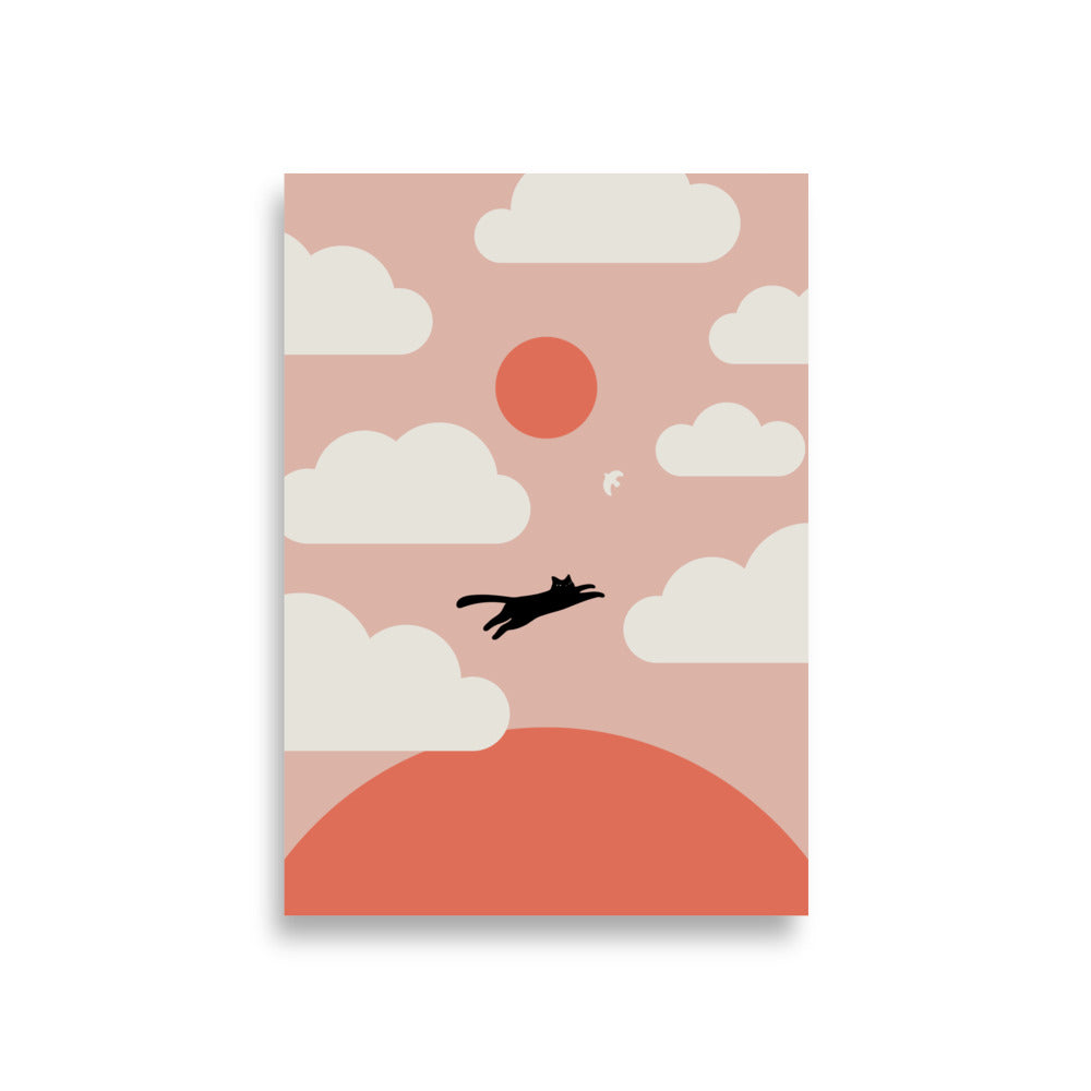 Cat Landscape 200: Hope - Art print