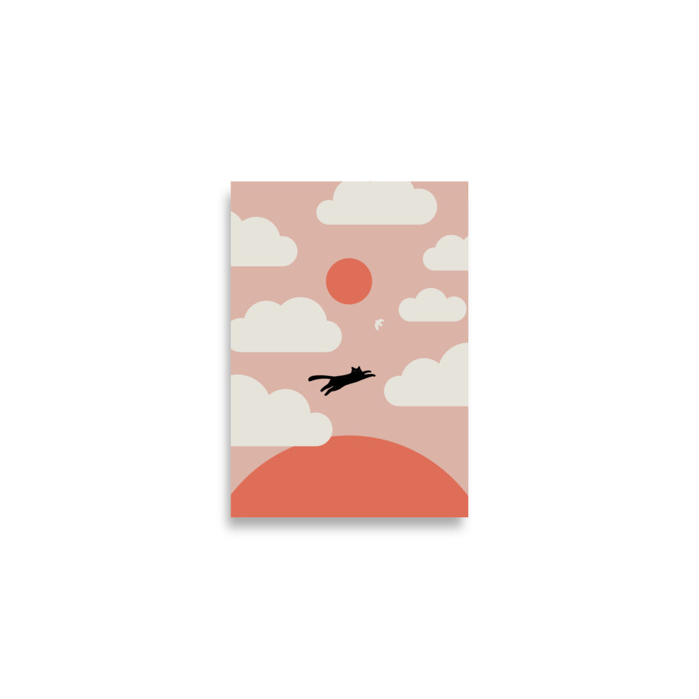 Cat Landscape 200: Hope - Art print