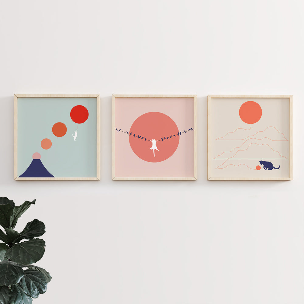 Cat Landscape 39 - Art print