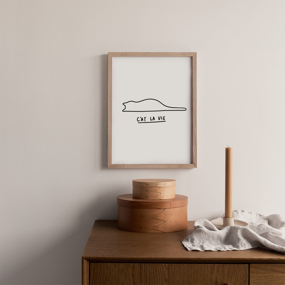 C'at La Vie - Art print