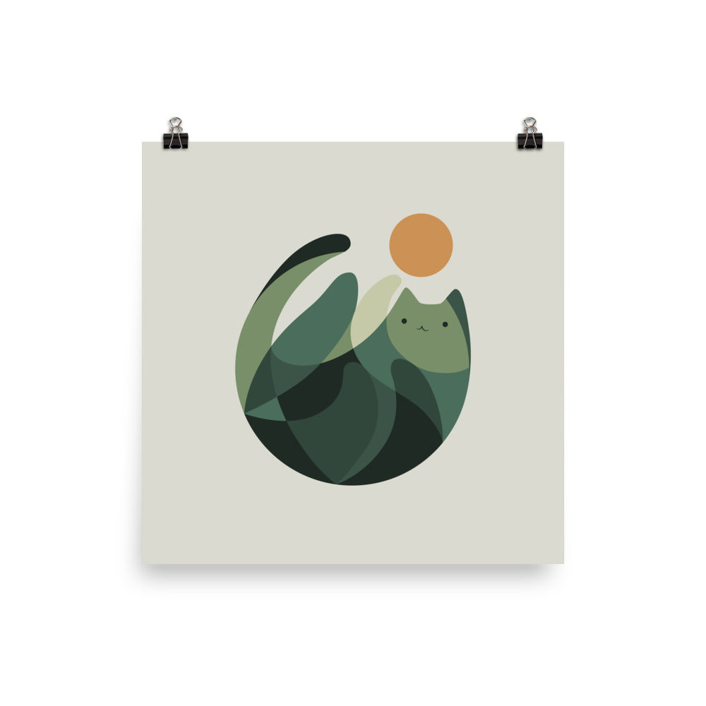 Cat Landscape 121 - Art print