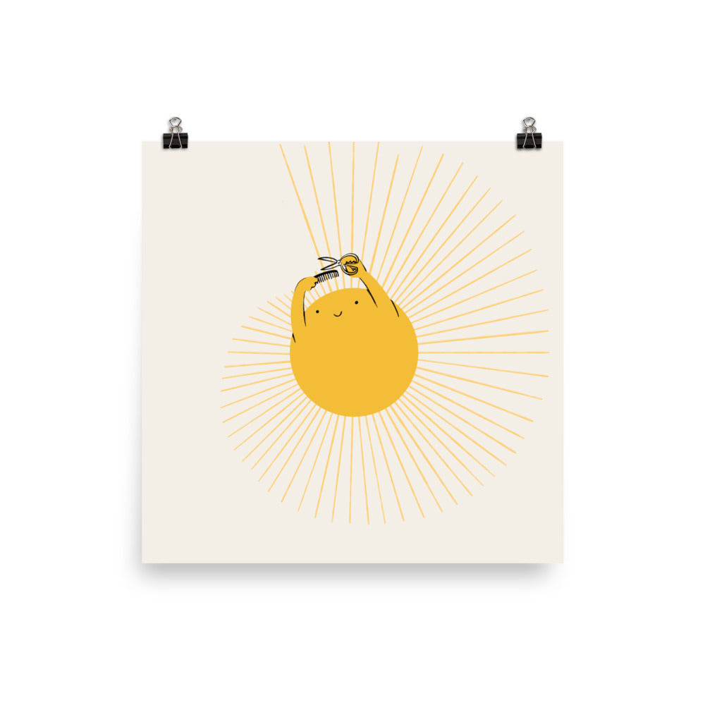Summer Hair Cut - Art print