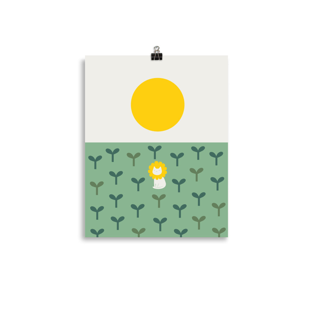 Cat Landscape 139: Someday - Art print