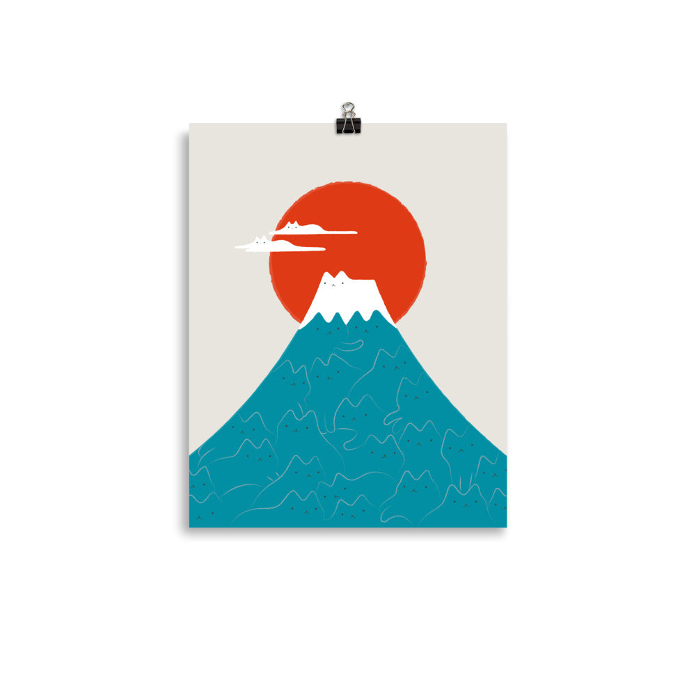 Cat Landscape 144 - Art print