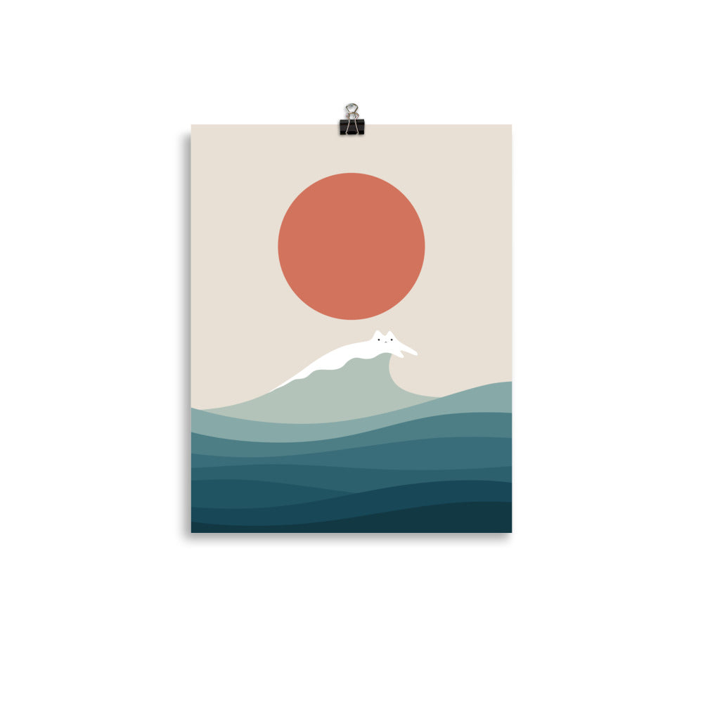 Cat Landscape 157 - Art print