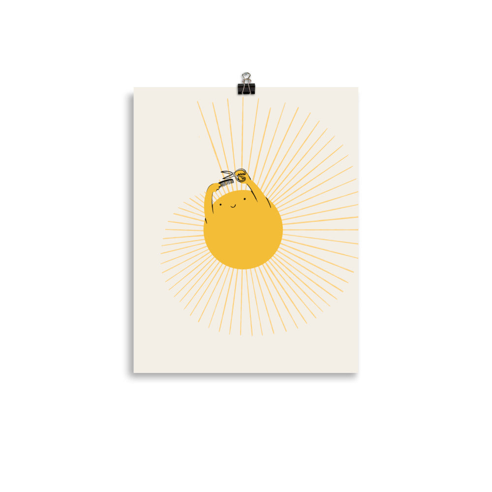 Summer Hair Cut - Art print