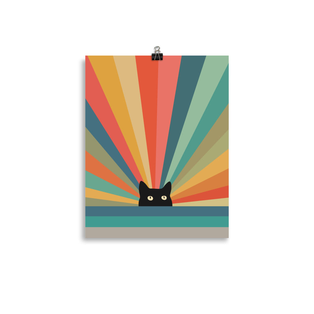 Cat Landscape 165C - Art print