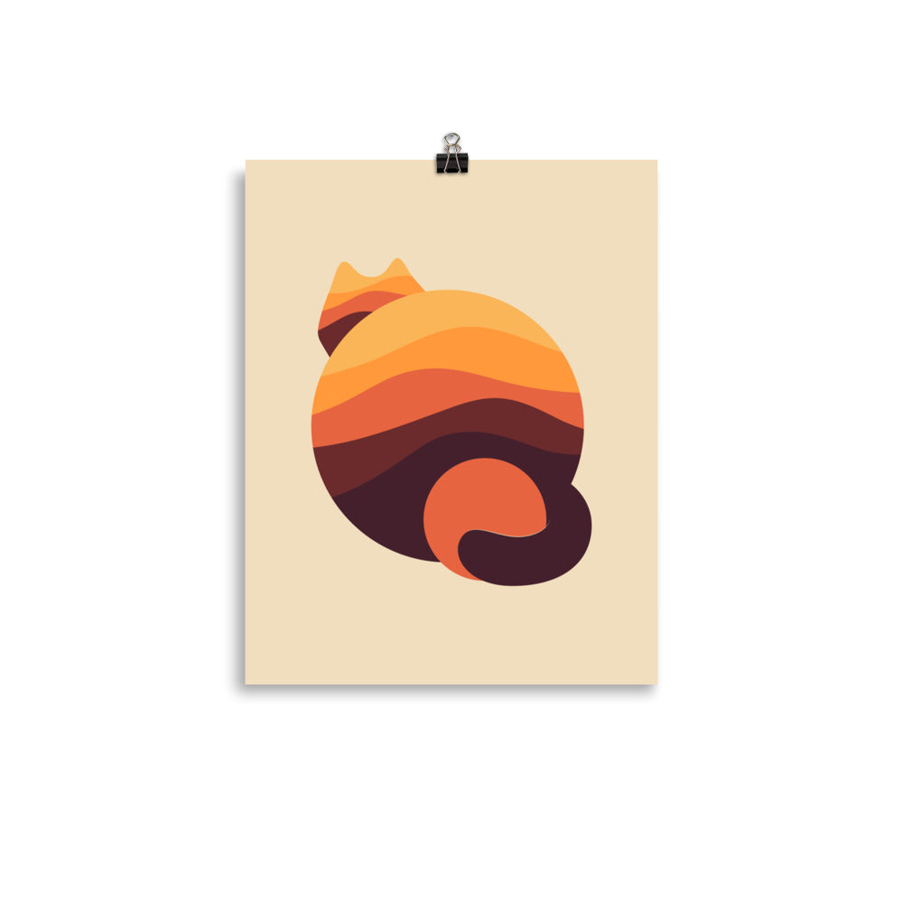 Cat Landscape 167 - Art print