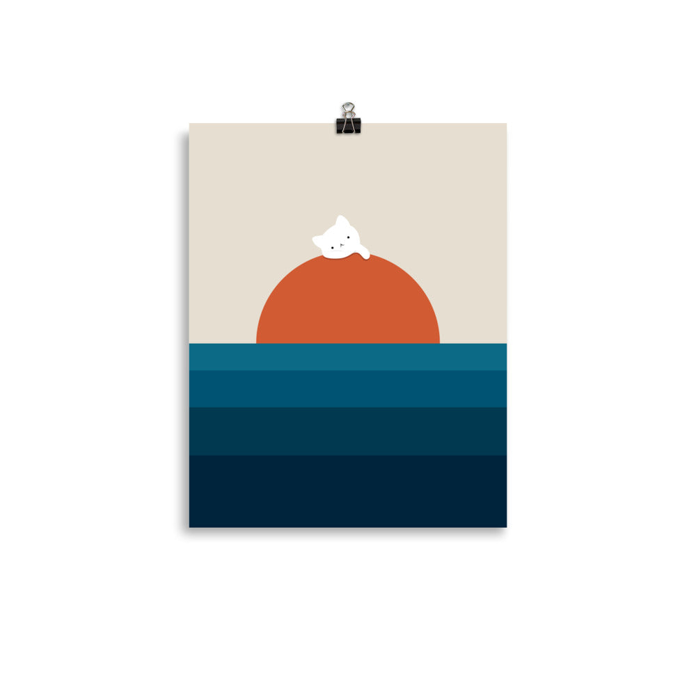 Cat Landscape 169 - Art print