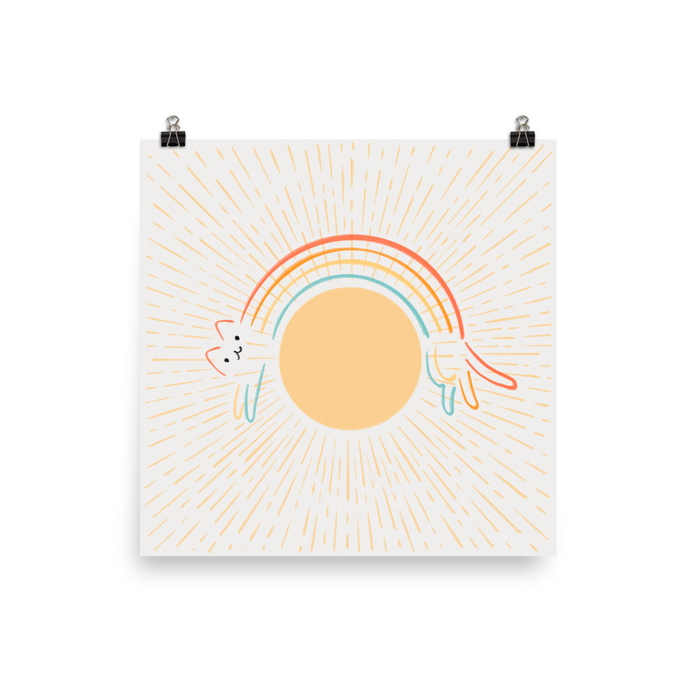 Cat Landscape 119: Get Over it - Art print