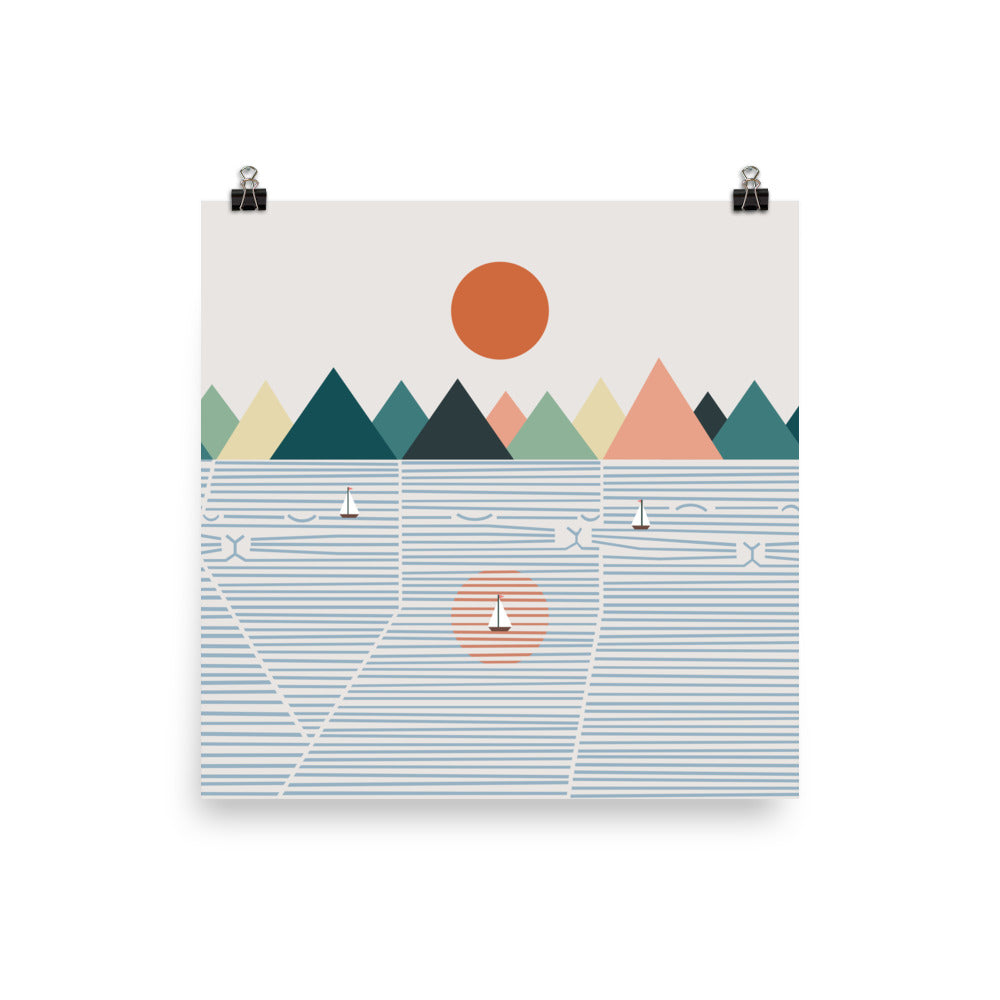 Cat Landscape 131 - Art print