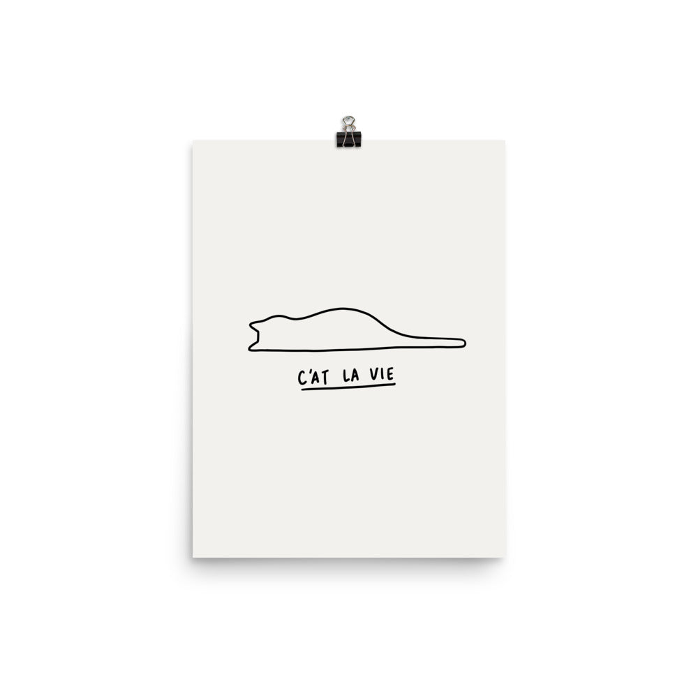 C'at La Vie - Art print