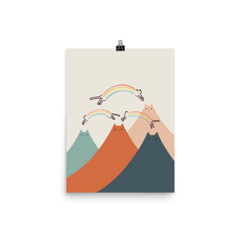 Cat Landscape 101 - Art print