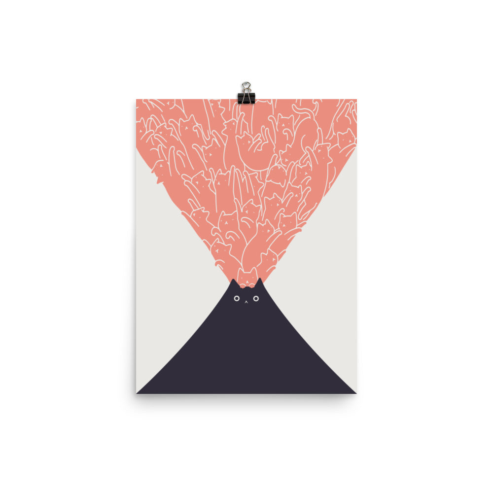 Cat Landscape 102: Vol-cat-no - Art print