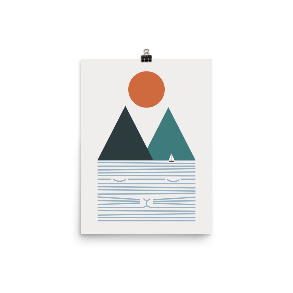 Cat Landscape 9 - Art print