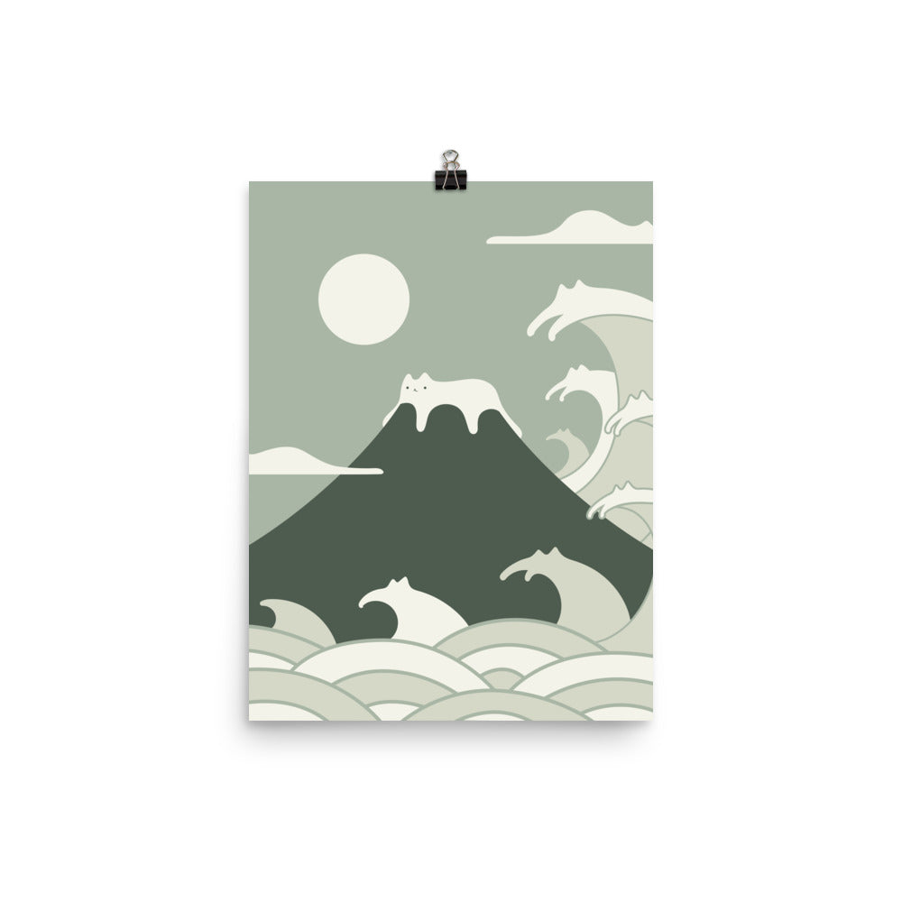 Cat Landscape 108 - Art print