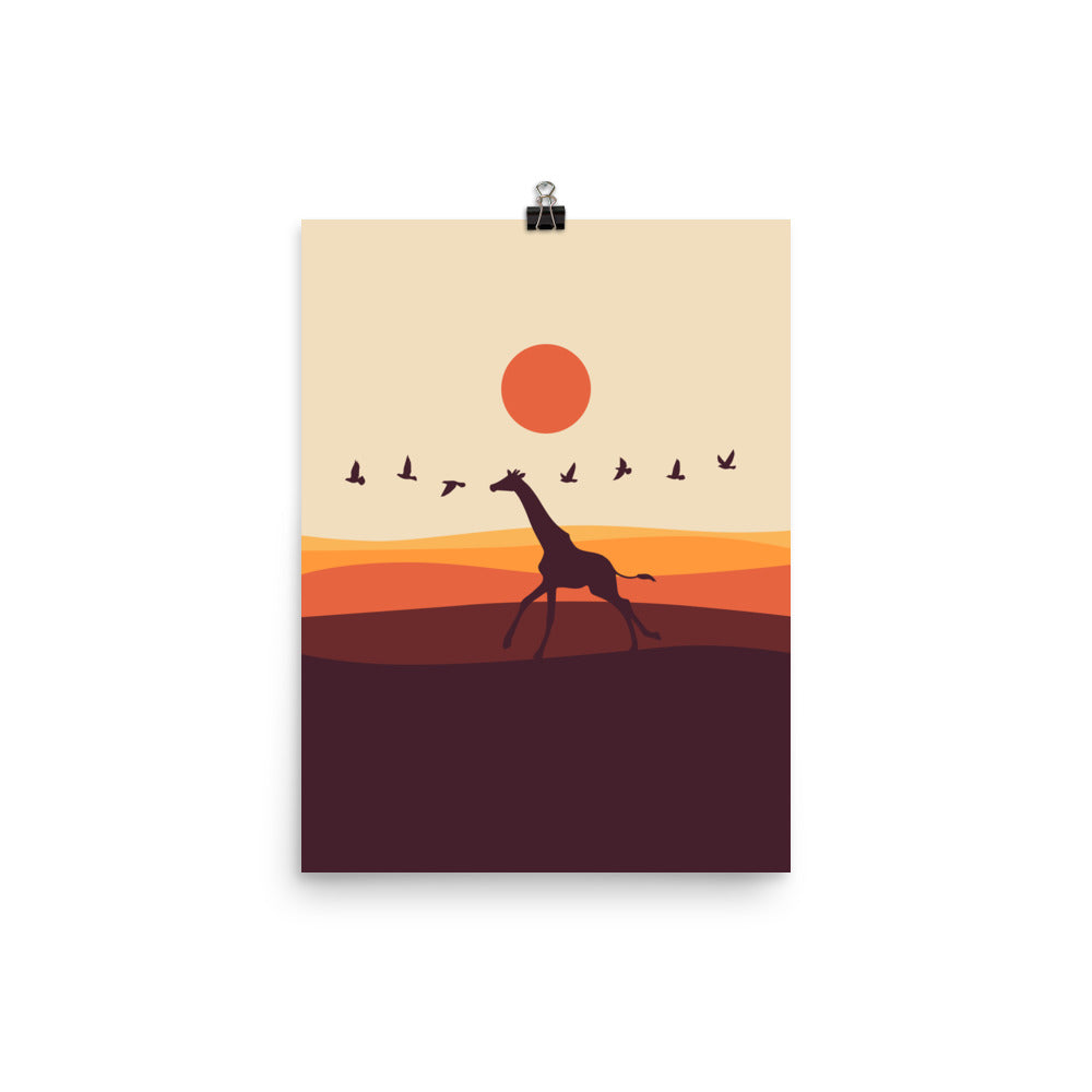 I'm like a bird 1 : Giraffe - Art print