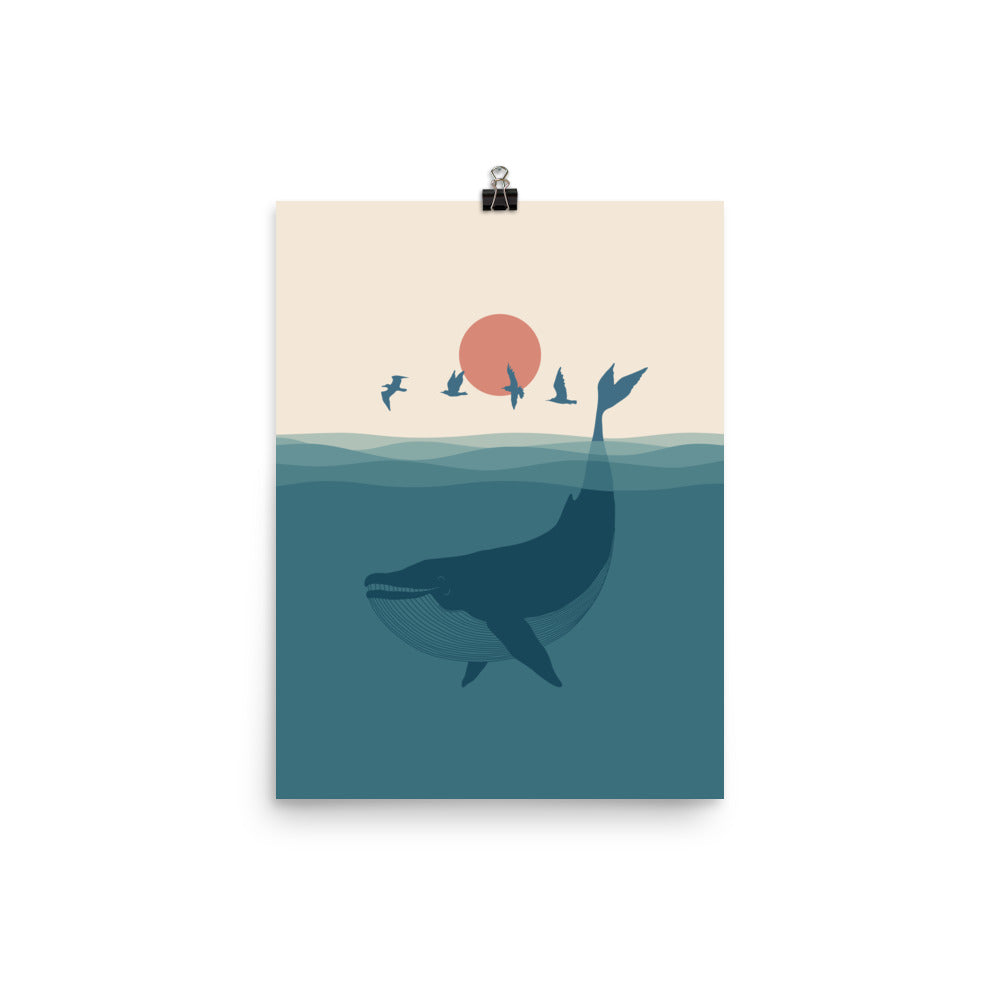 I'm like a bird 2: Whale - Art print