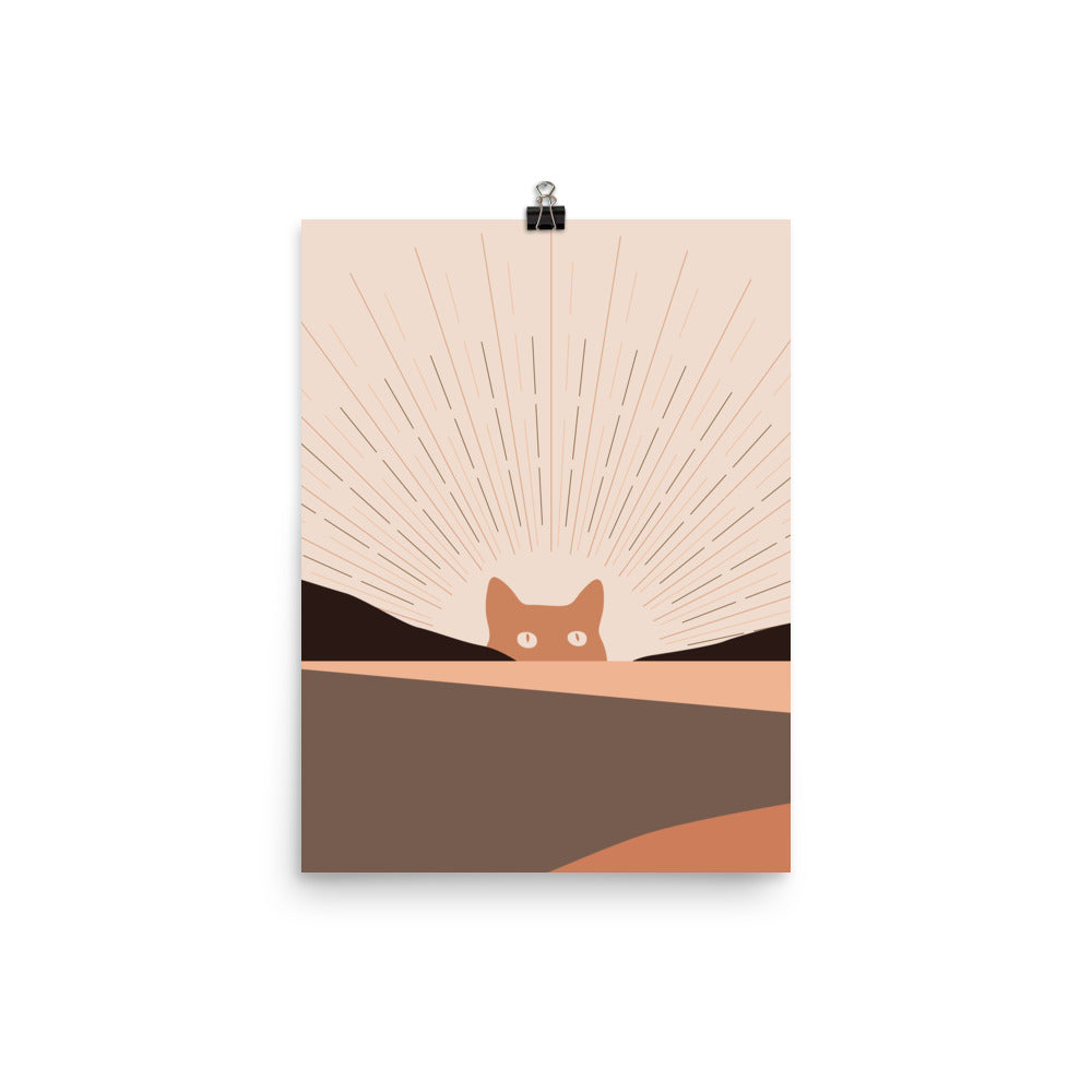 Cat Landscape 124 - Art print
