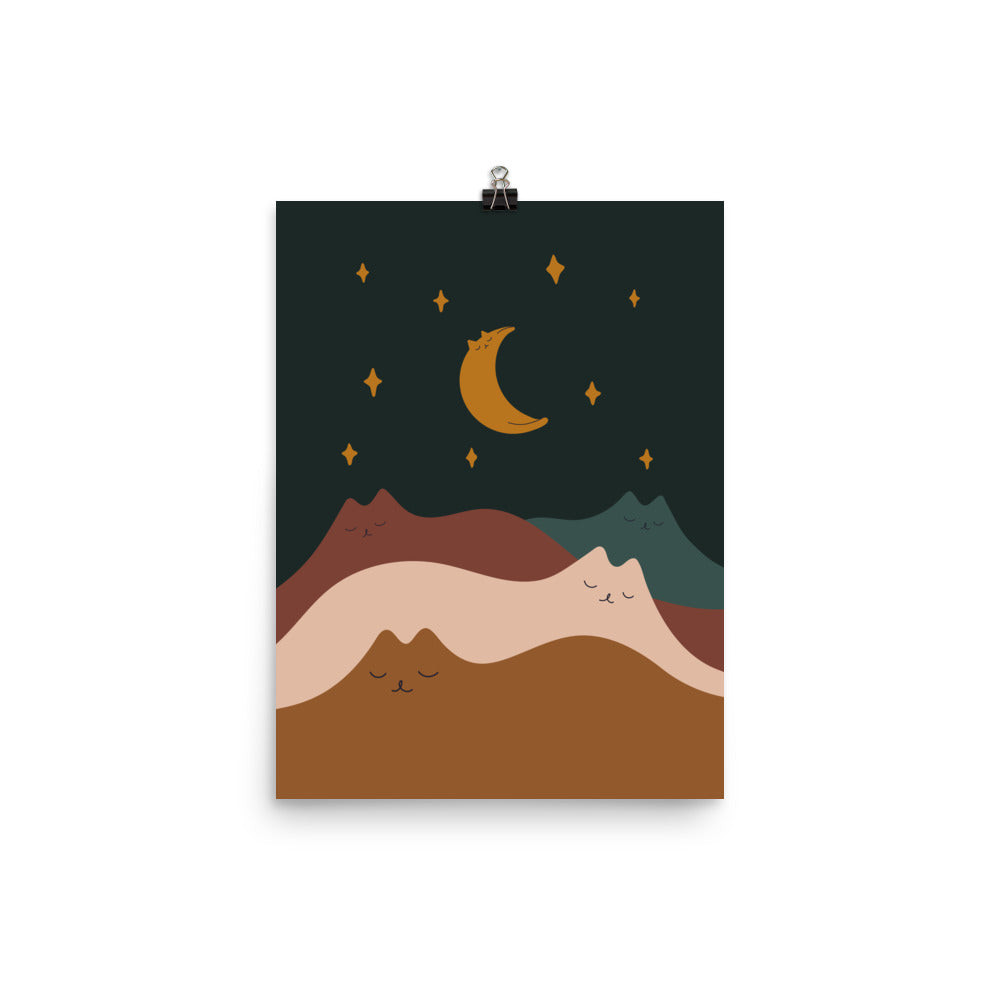 Cat Landscape 133 - Art print