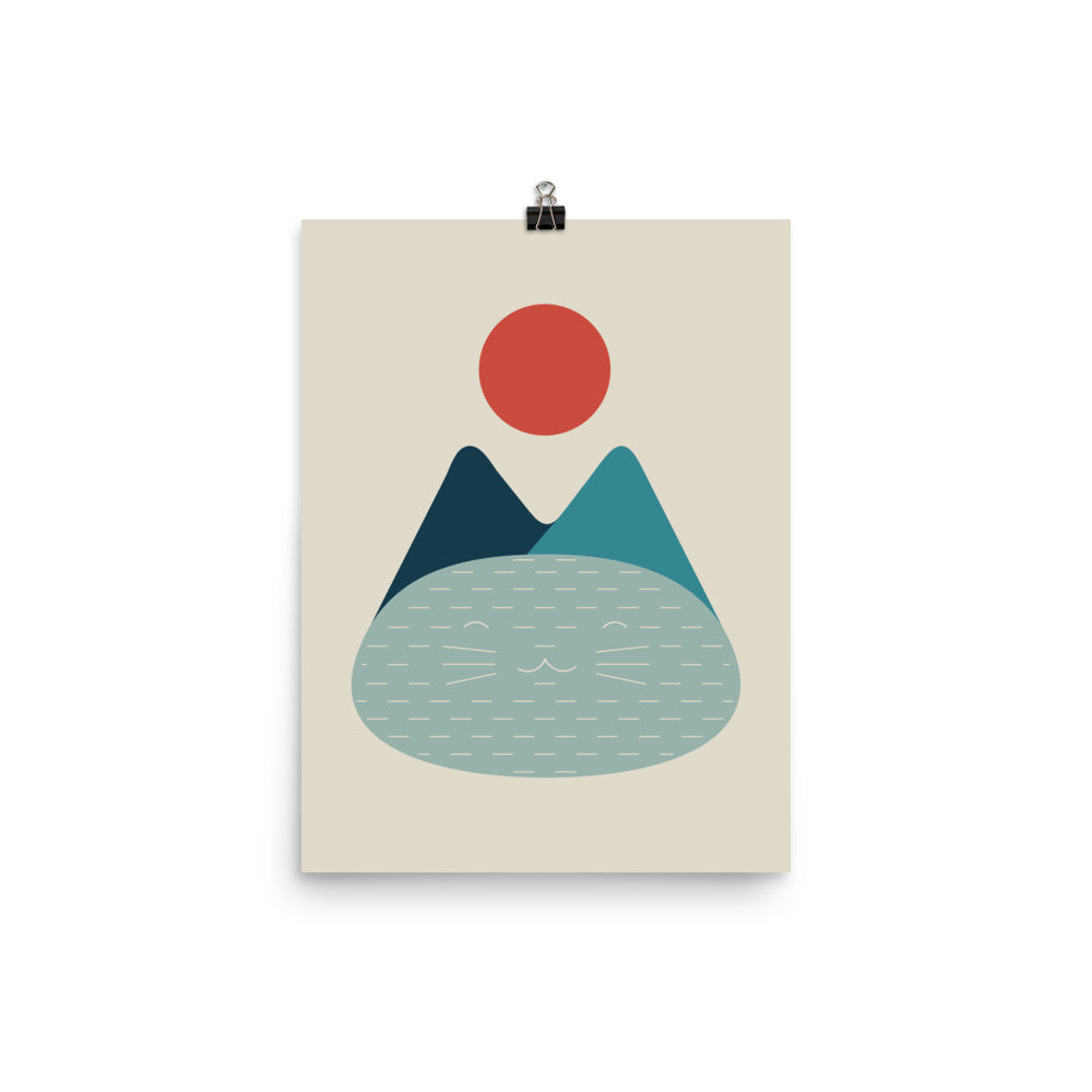 Cat Landscape 134 - Art print