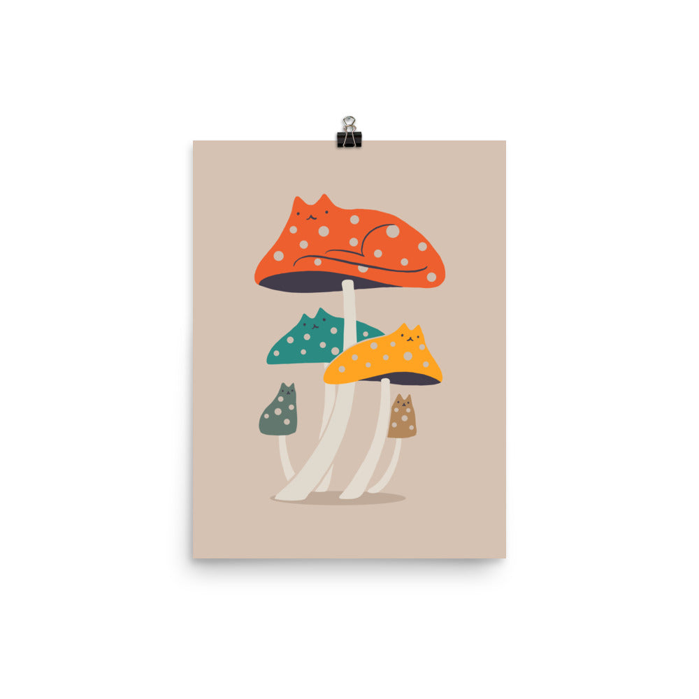 Meowshroom - Art print