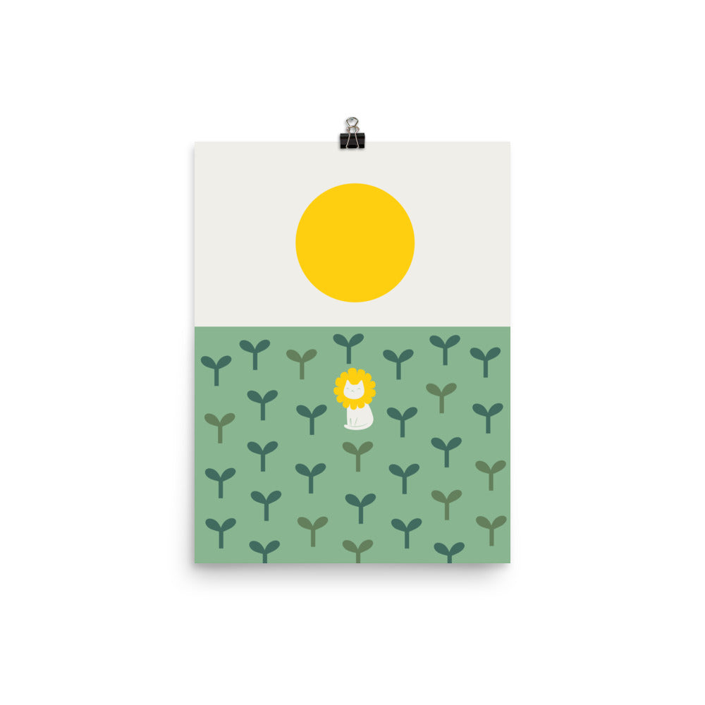 Cat Landscape 139: Someday - Art print