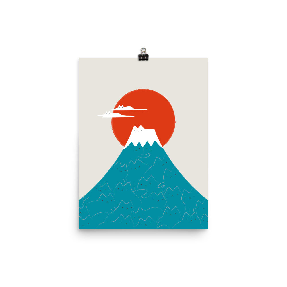 Cat Landscape 144 - Art print