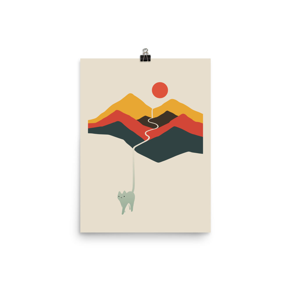 Cat Landscape 149 - Art print