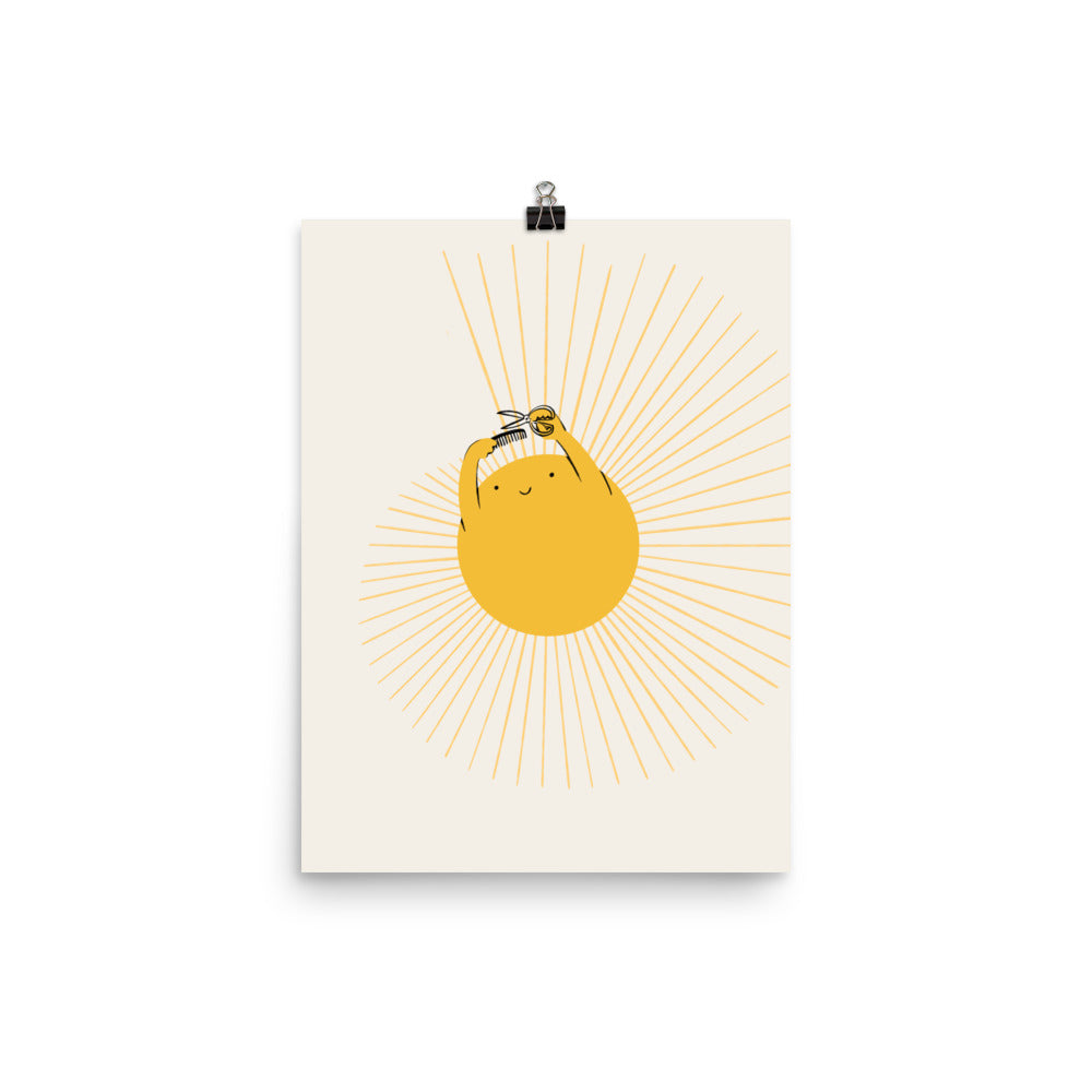 Summer Hair Cut - Art print