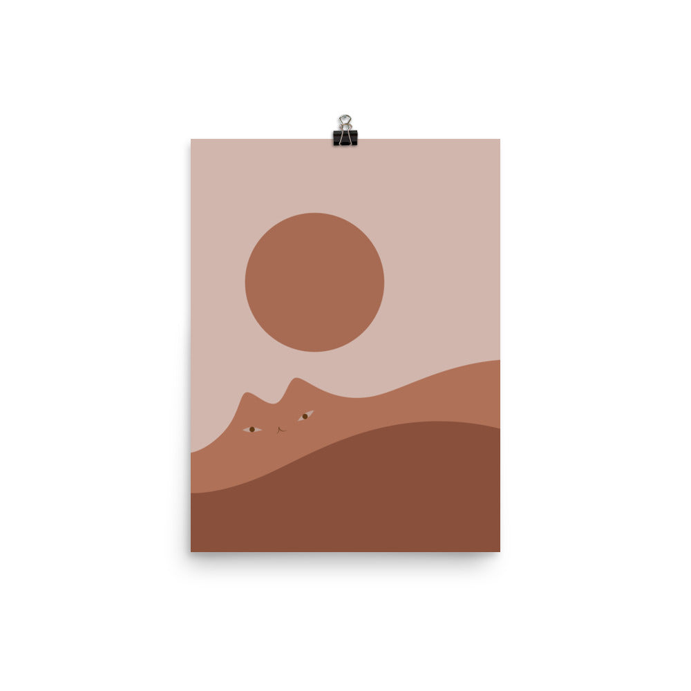 Cat Landscape 161A - Art print