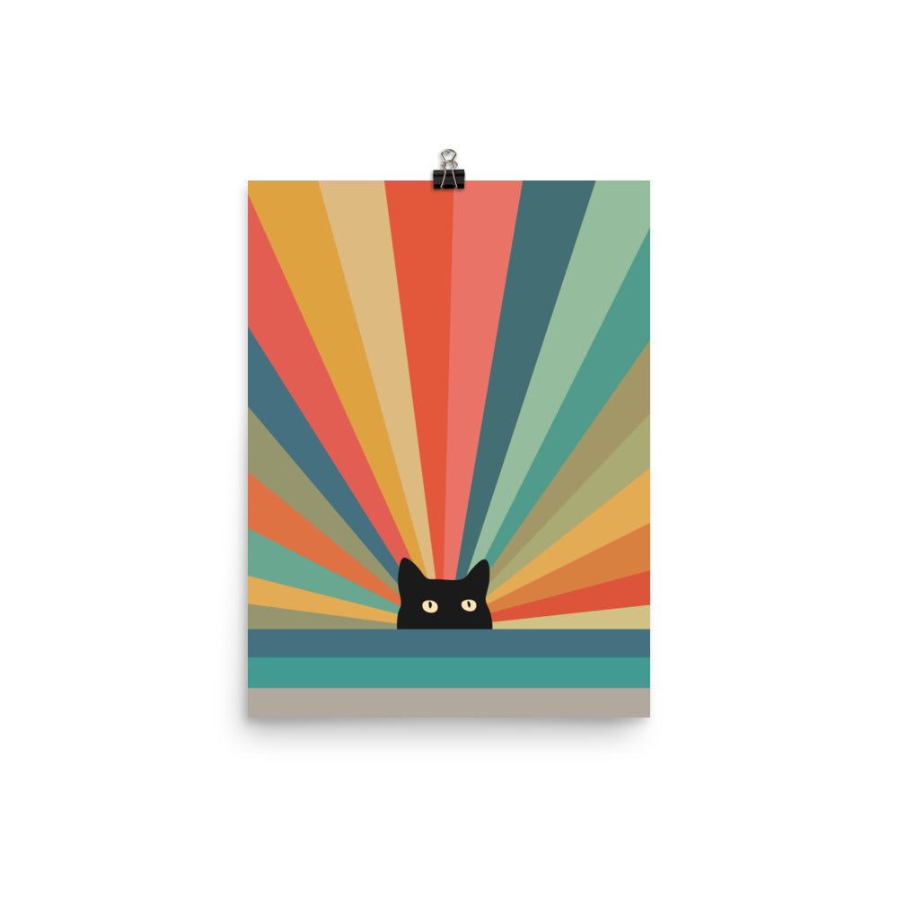 Cat Landscape 165C - Art print