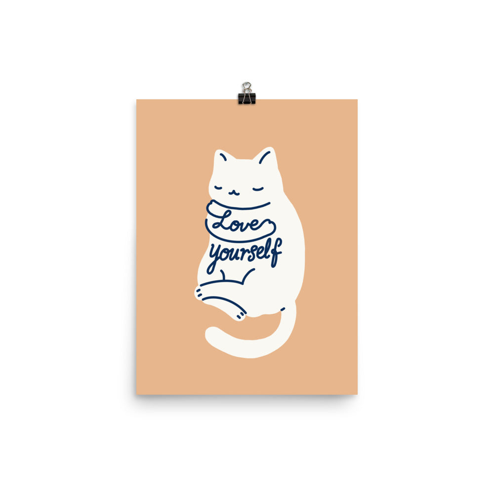 Love Yourself Cat - Art print