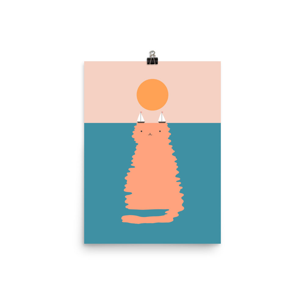 Cat Landscape 170 - Art print