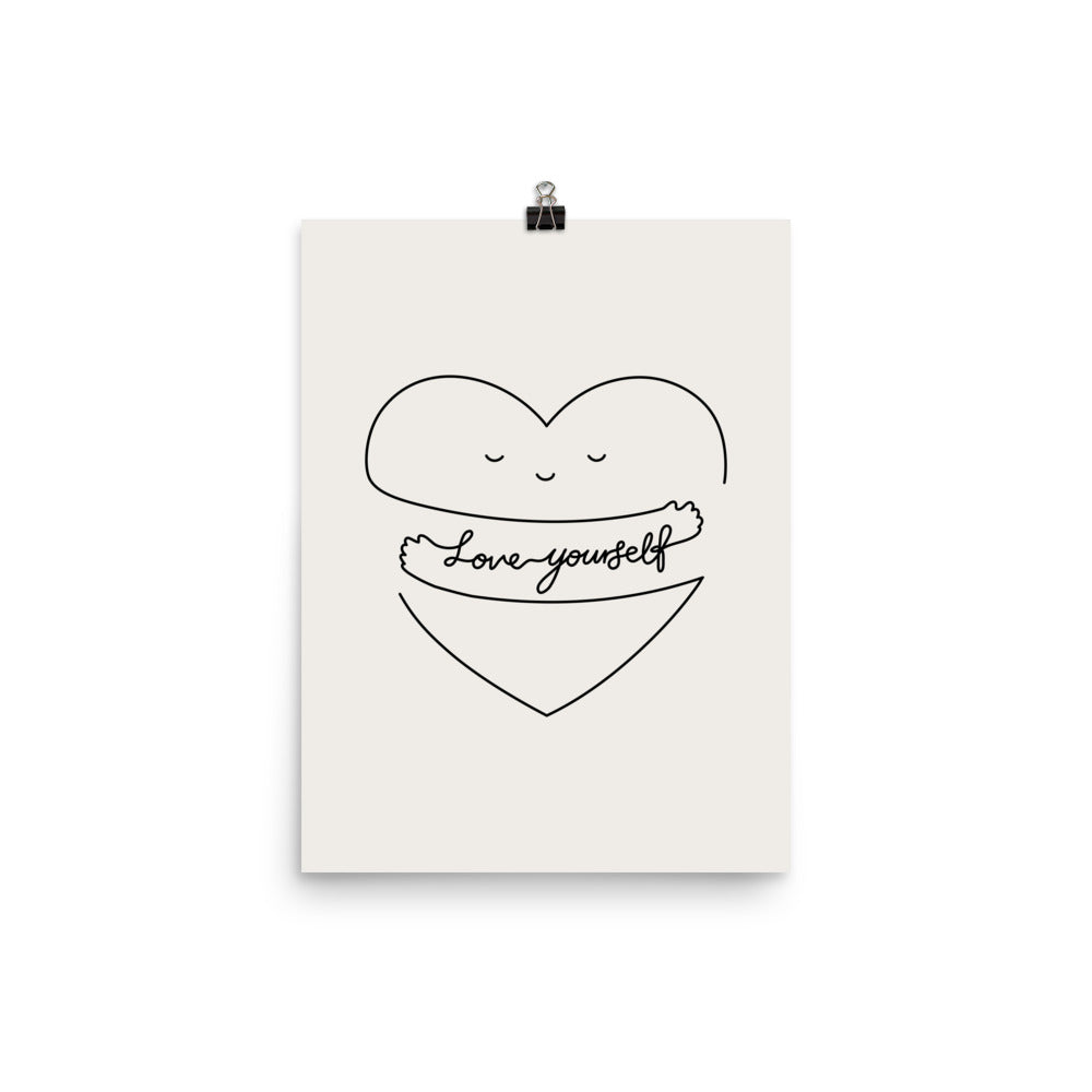 Love Yourself Heart - Art print