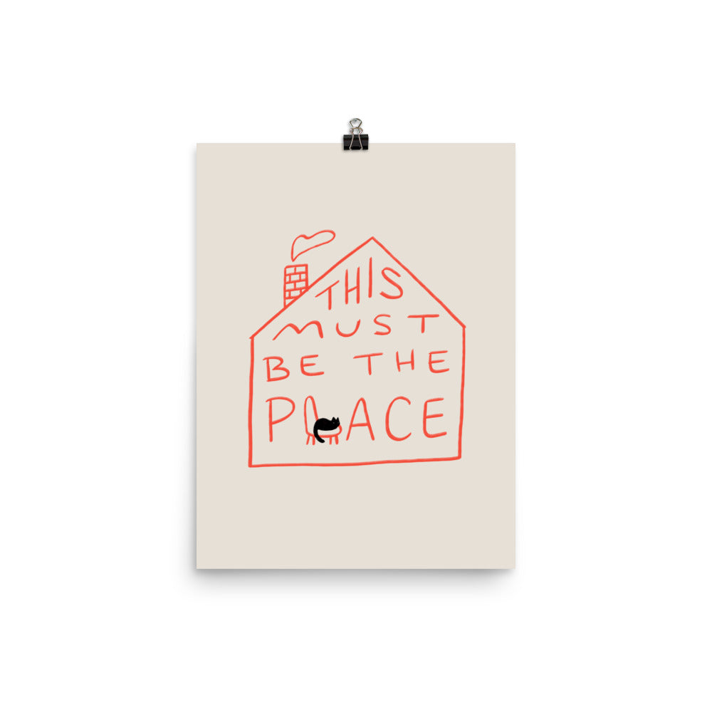 This Must Be The Place - Art print