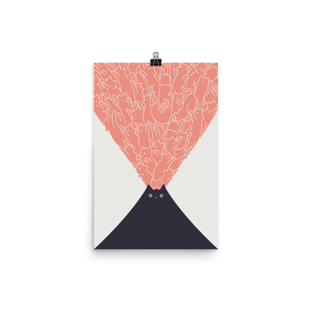 Cat Landscape 102: Vol-cat-no - Art print