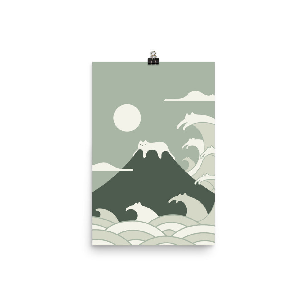 Cat Landscape 108 - Art print