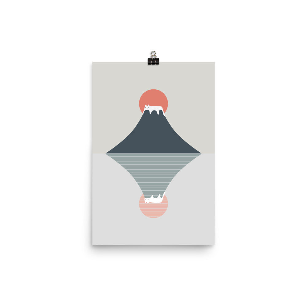 Cat Landscape 114 - Art print