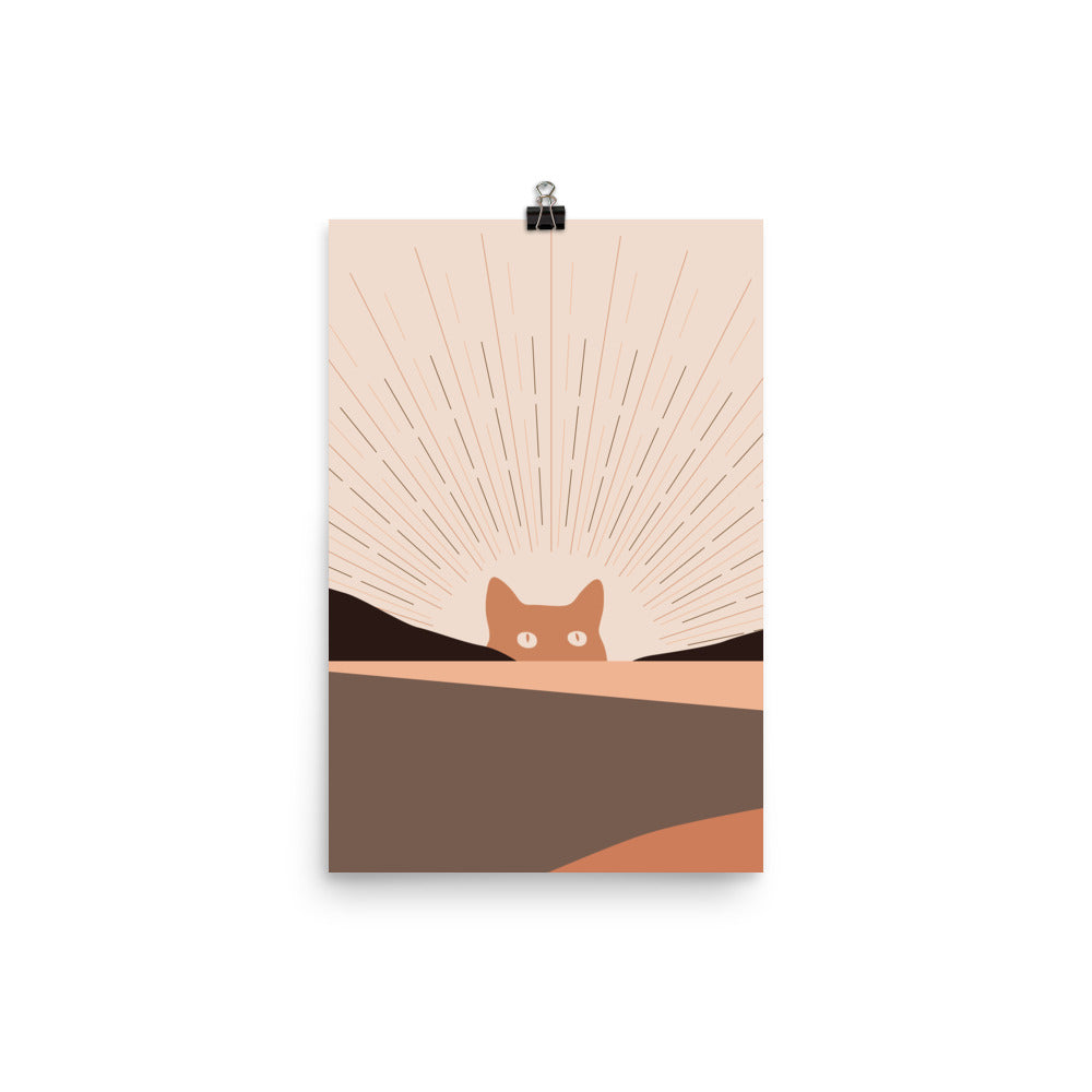 Cat Landscape 124 - Art print